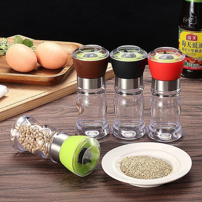ELECTROPRIME Multi-Function Seasoning Tank Kitchen Gadget Manual Creative Pepper Grinder(Red)