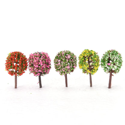 ELECTROPRIME 3 PCS Artificial Tree Miniature Garden Home Decoration, Random Color Delivery