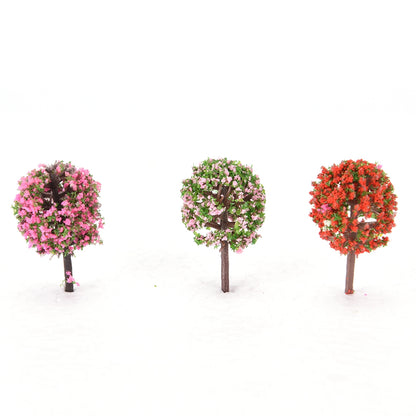 ELECTROPRIME 3 PCS Artificial Tree Miniature Garden Home Decoration, Random Color Delivery