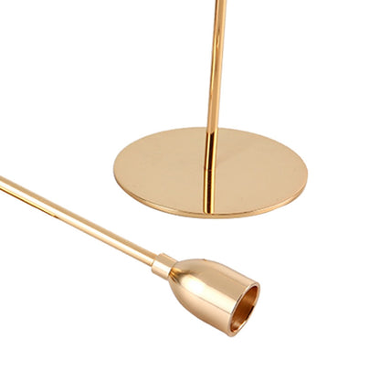 ELECTROPRIME Creative Single Head Candlestick Candle Holder Wedding Table Decoration, Size:M