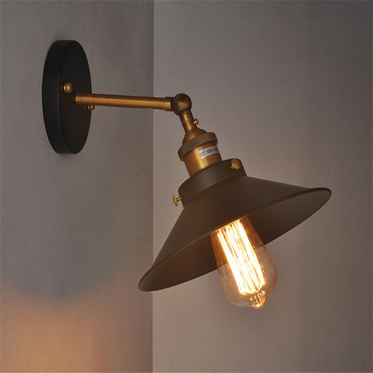 ELECTROPRIME Retro Bar Aisle Staircase Balcony Engineering LED Wall Lamp, Size:22cm