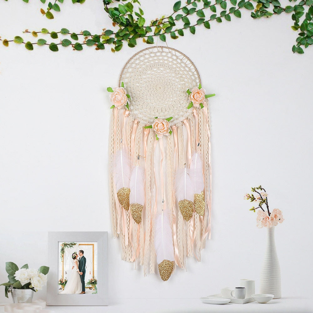 ELECTROPRIME Creative Hand-Woven Crafts Dream Catcher Home Car Wall Hanging Decoration