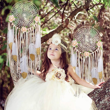 ELECTROPRIME Creative Hand-Woven Crafts Dream Catcher Home Car Wall Hanging Decoration