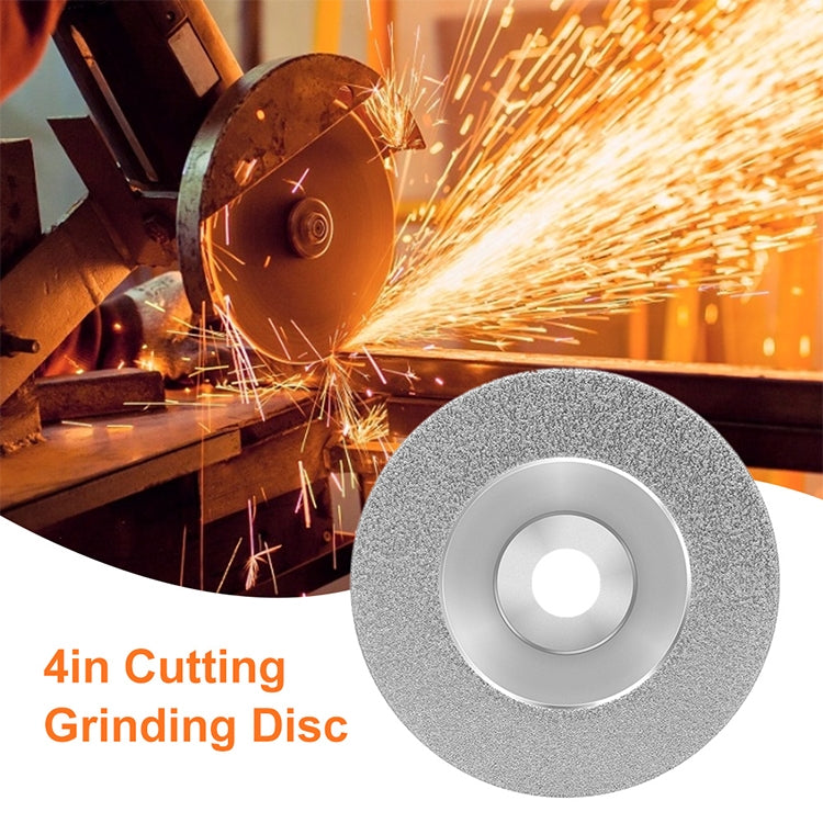 ELECTROPRIME 100mm Electroplated Diamond Grinding Slice Glass Grinding Disc 4 Inch Diamond Cutting Piece Alloy Sand Circular Saw Blade(Picture Three)