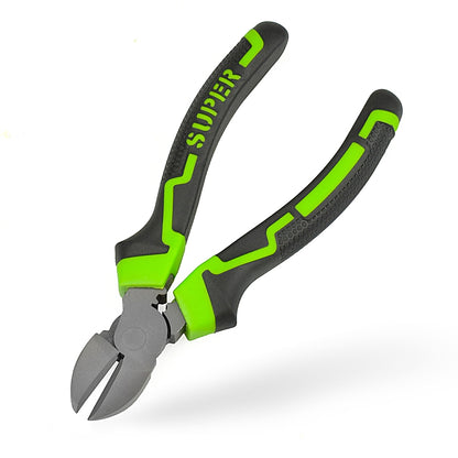 ELECTROPRIME Industrial Grade Multi-function Wire Tip Oblique Pliers, Type:Diagonal Pliers 6 Inch