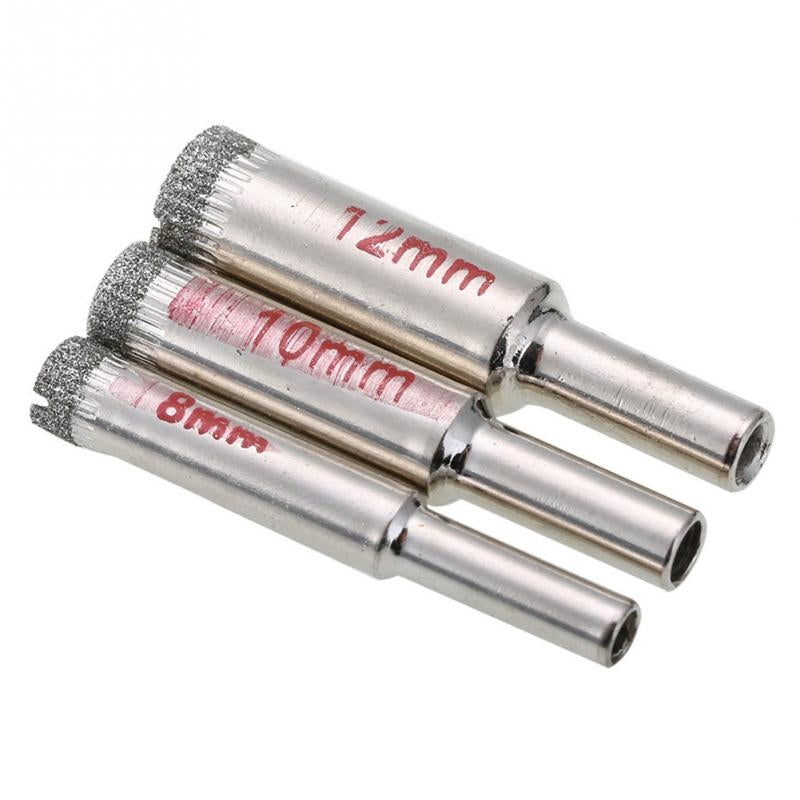 ELECTROPRIME 10 In 1 8-50mm Diamond Tool Bit Glass Tile Hole Opener Set