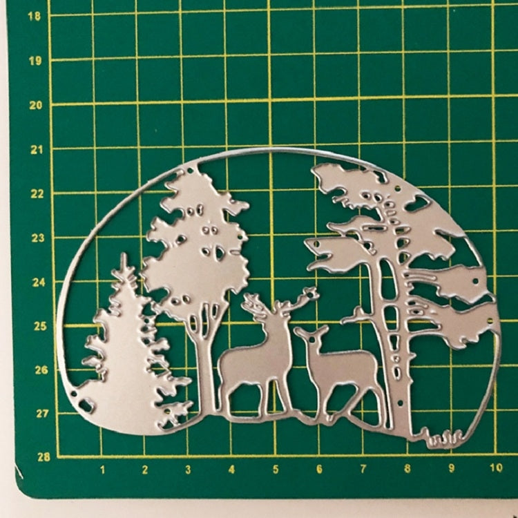 ELECTROPRIME Deer DIY Embossing Mold Christmas Elk Carbon Steel Knife Mold