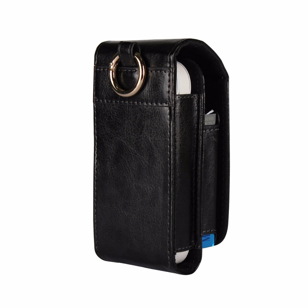 ELECTROPRIME Portable Mini Bag for IQOS for IQOS 2.4 Plus Universal Case Cover Protective Pouch(Black)
