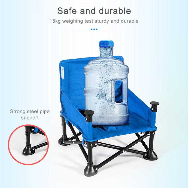 ELECTROPRIME Childrens Dining Table and Chair 0-3 Years Old Child Safety Portable Folding Chair(Blue)