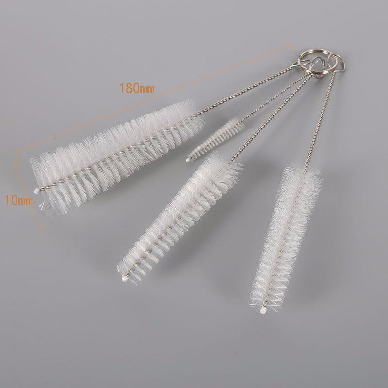 ELECTROPRIME 2 Sets Stainless Steel Wash Pipe Straw Brush Cleaner
