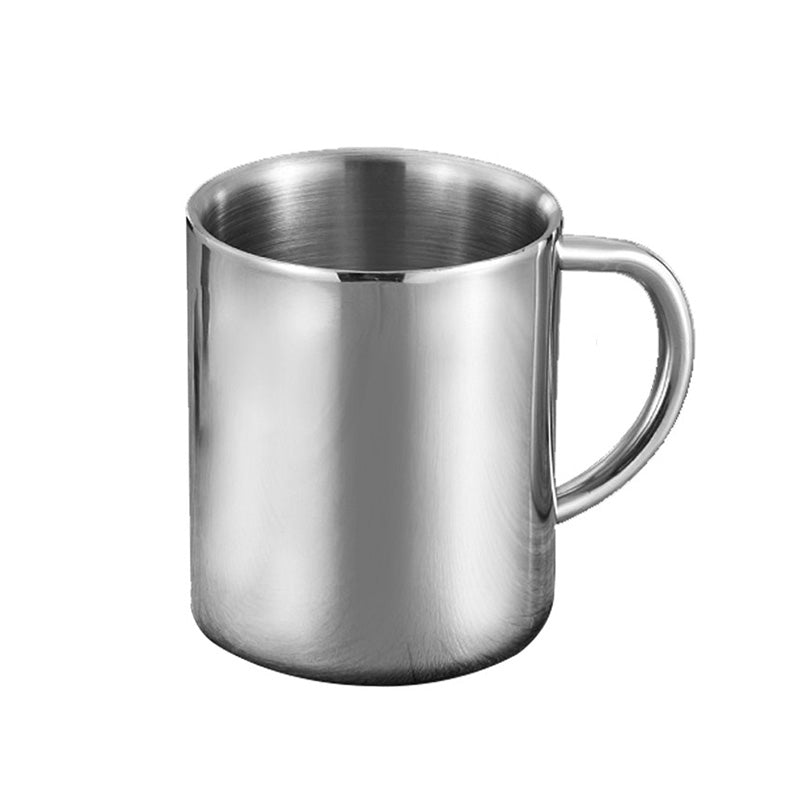 ELECTROPRIME Double Wall Stainless Steel Coffee Mug Portable Termo Cup Travel Tumbler Coffee Jug Milk Tea Beer Cups Double Office Water Mugs(210ML)