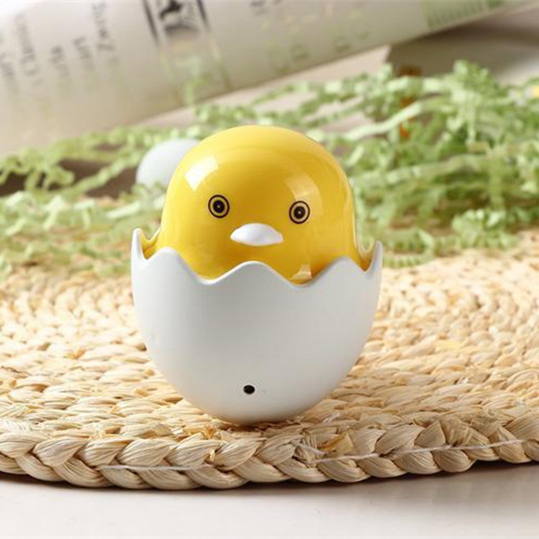 ELECTROPRIME Yellow Duck Wall Socket Lamps LED Night Light Light Control Sensor Bedroom Night Lamp, US Plug, AC 220V