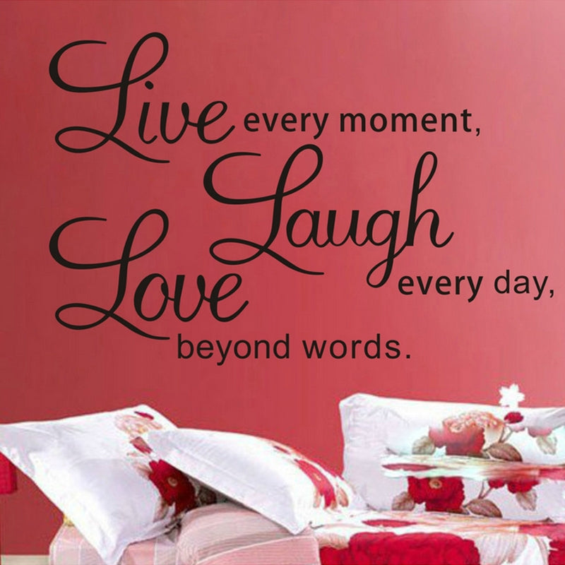 ELECTROPRIME Live Love Butterfly Rumor Removable Wall Sticker