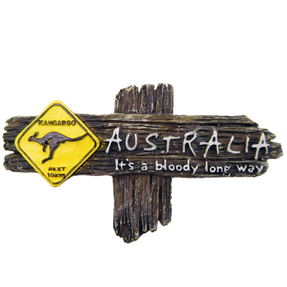 ELECTROPRIME 2 PCS Kangaroo Fridge Magnets Home Decoration Tourist Souvenirs
