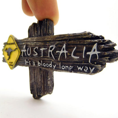 ELECTROPRIME 2 PCS Kangaroo Fridge Magnets Home Decoration Tourist Souvenirs