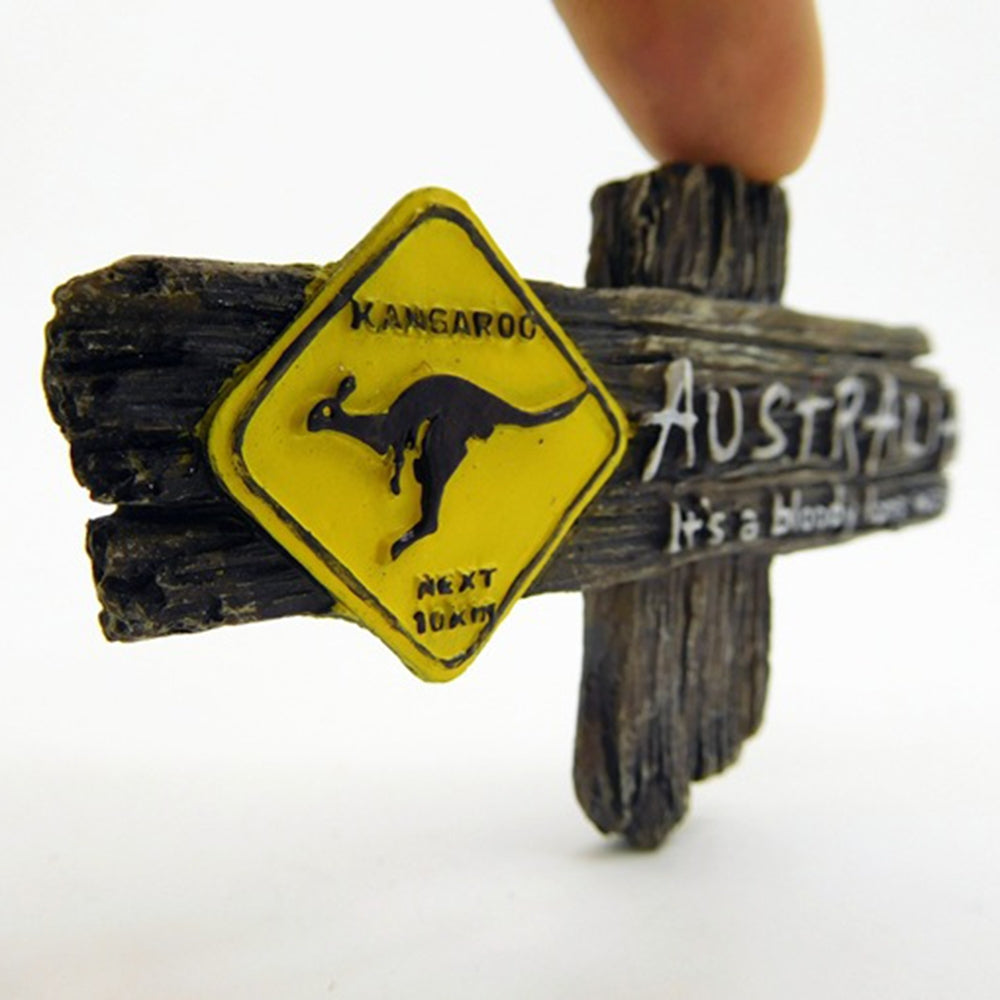ELECTROPRIME 2 PCS Kangaroo Fridge Magnets Home Decoration Tourist Souvenirs