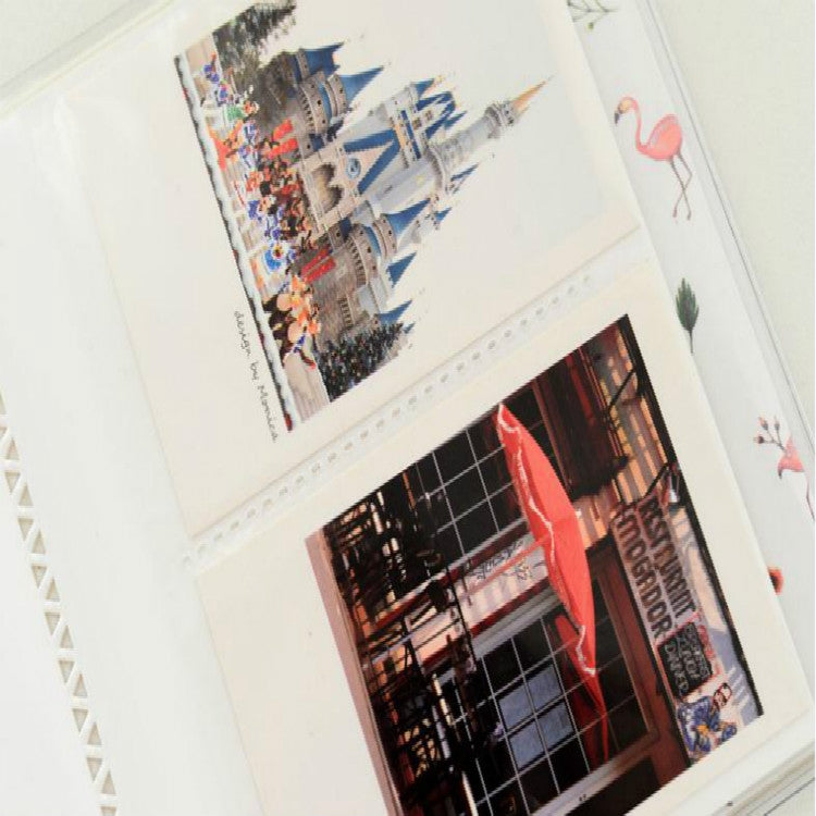 ELECTROPRIME Cartoon Cover 64 Sheets Photos Mini Insert Photo Album(Yellow Radish)