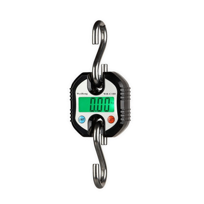 ELECTROPRIME 150kg Mini Portable Heavy Duty Electronic Digital Stainless Steel Hook Scale, Random Color Delivery