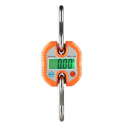 ELECTROPRIME 150kg Mini Portable Heavy Duty Electronic Digital Stainless Steel Hook Scale, Random Color Delivery