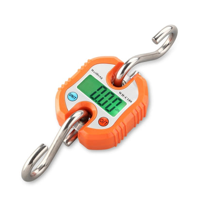 ELECTROPRIME 150kg Mini Portable Heavy Duty Electronic Digital Stainless Steel Hook Scale, Random Color Delivery