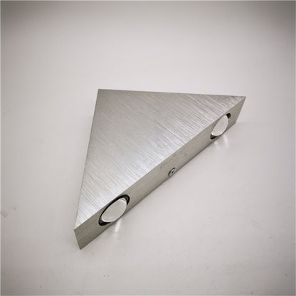ELECTROPRIME 3W Aluminum Triangle Wall Lamp Home Lighting Indoor Outdoor Decoration Light, AC 85-265V(Mixed Colour Light)