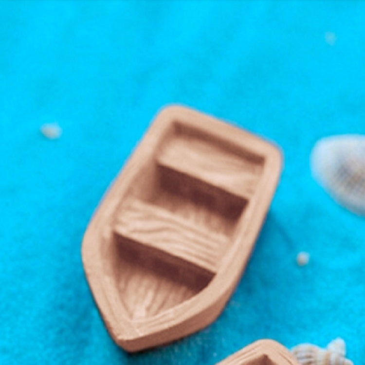 ELECTROPRIME Retro Wooden Boat Model Resin Craft Accessories, Size:Large