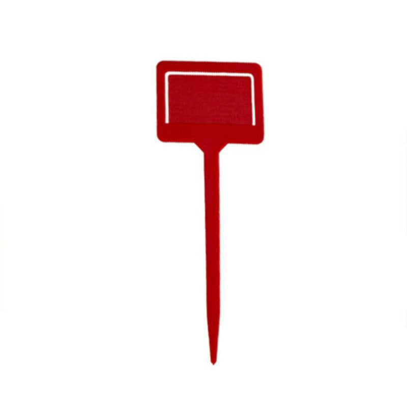 ELECTROPRIME 2 PCS Garden Plant Plastic Insert Labels(Red)