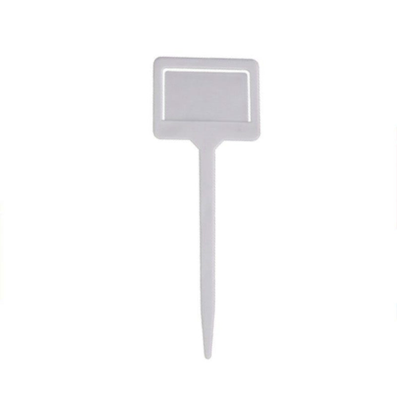 ELECTROPRIME 2 PCS Garden Plant Plastic Insert Labels(White)