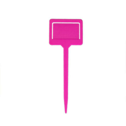 ELECTROPRIME 2 PCS Garden Plant Plastic Insert Labels(Pink)