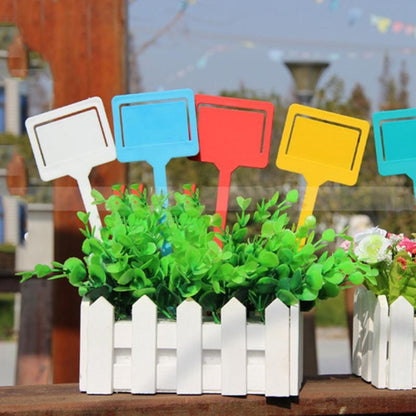 ELECTROPRIME 2 PCS Garden Plant Plastic Insert Labels(Pink)