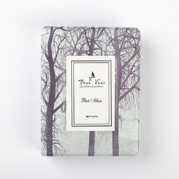 ELECTROPRIME 3 inch Colorful Starry Series PU Cover Album Photo Movie Ticket Storage Collection Photo Album Book(Tree)