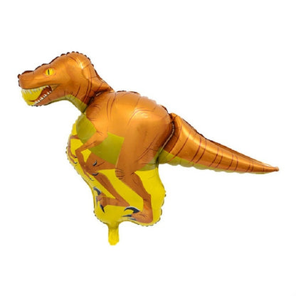 ELECTROPRIME 2 PCS Dinosaur Modeling Aluminum Foil Balloon Children Birthday Decoration Party Supplies Toy, Size:Large, Style:Raptor