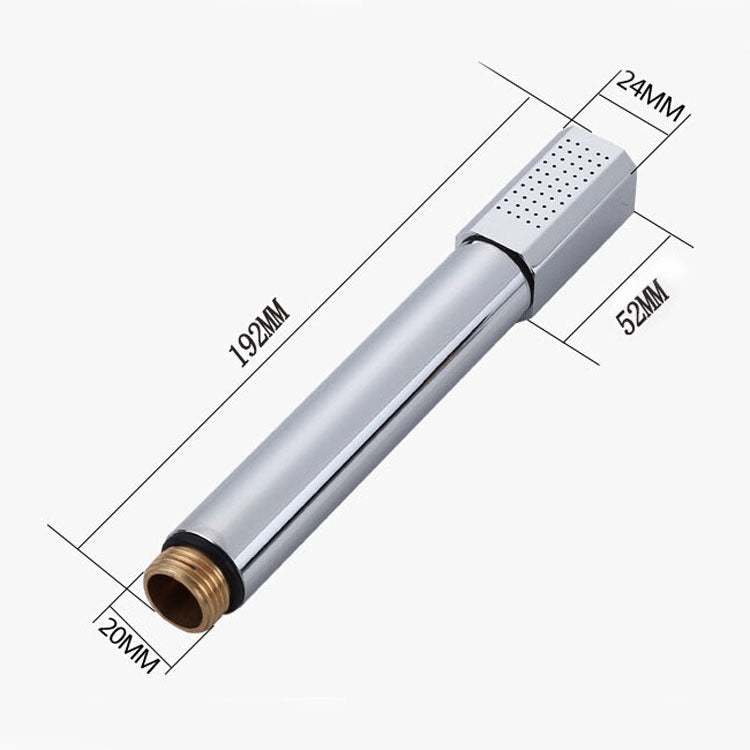 ELECTROPRIME Bathroom Chrome Pure Copper Round Hand Chower