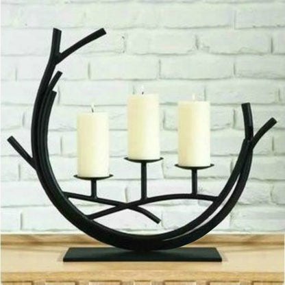 ELECTROPRIME Romantic Vintage Wrought Iron Home Decoration Candle Holder Decoration, Excluding Candles