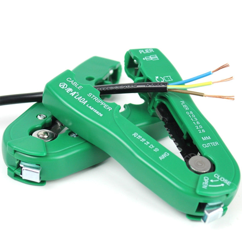 ELECTROPRIME Multi-function Mini Portable Manual Wire Stripper Tool