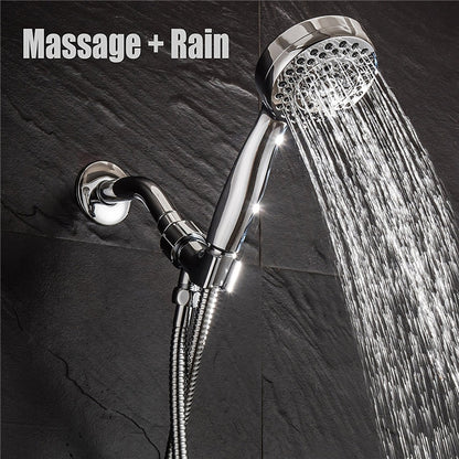 ELECTROPRIME 4 Inches Shower Head ABS Bathroom Bath Shower Water Saving High Pressure Round Shape Hand Shower