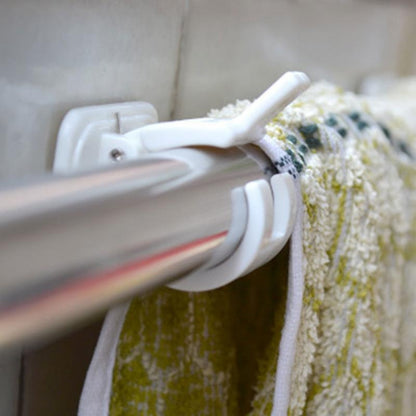 ELECTROPRIME Hanger End Clip Curtain Shower Curtain Hanging Clip