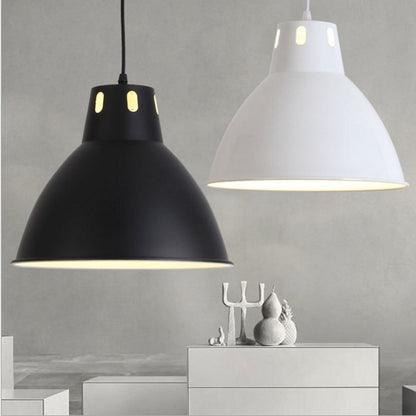 ELECTROPRIME Simple Modern Aluminum Industrial and Mining Engineering Fresh Fruit Market Chandelier without Light Source (Black)
