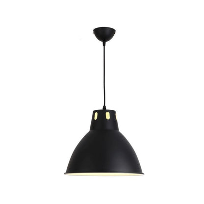 ELECTROPRIME Simple Modern Aluminum Industrial and Mining Engineering Fresh Fruit Market Chandelier without Light Source (Black)