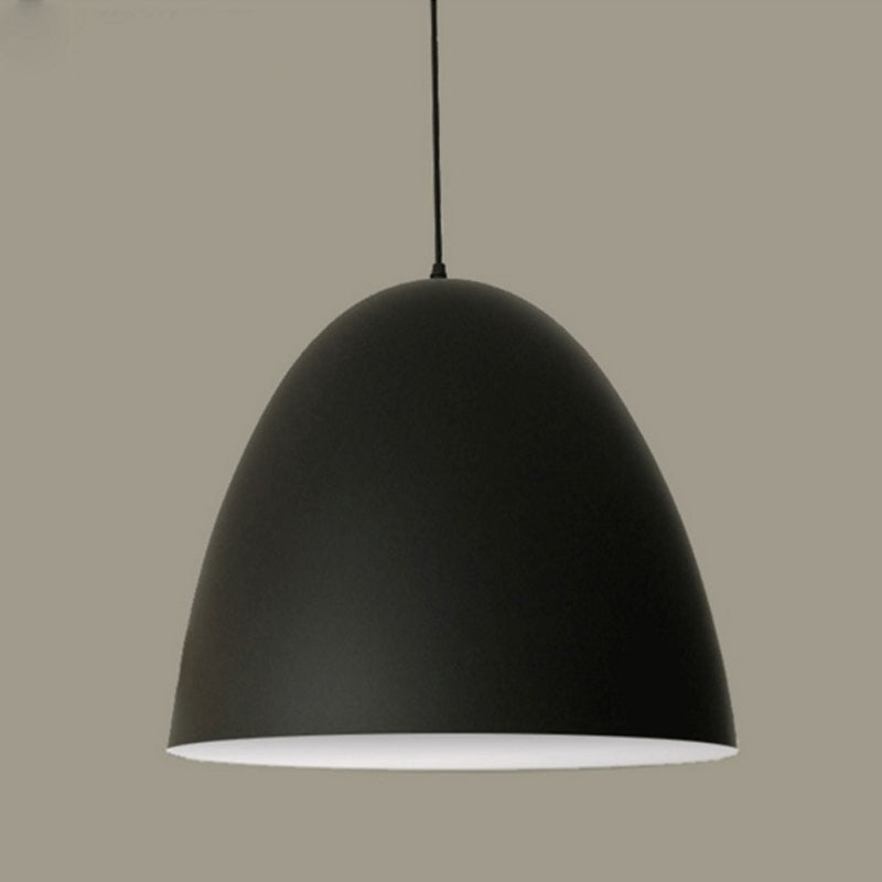ELECTROPRIME Modern Minimalist Coffee Shop Simple Living Room Bedroom Dining Bar Bar Engineering Commercial Lamps, Diameter: 40cm (Black)