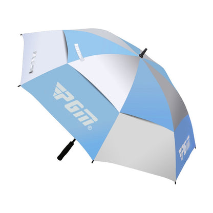 ELECTROPRIME PGM Golf Fiberglass Straight Anti-typhoon Umbrella(Color:Blue Size:Auto)