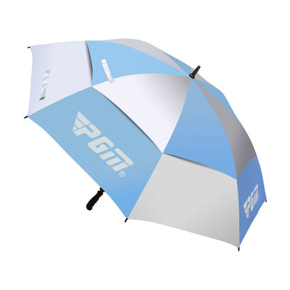ELECTROPRIME PGM Golf Fiberglass Straight Anti-typhoon Umbrella(Color:Blue Size:Manual)