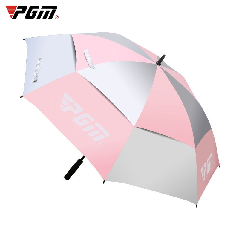 ELECTROPRIME PGM Golf Fiberglass Straight Anti-typhoon Umbrella(Color:Pink Size:Auto)