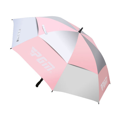 ELECTROPRIME PGM Golf Fiberglass Straight Anti-typhoon Umbrella(Color:Pink Size:Manual)